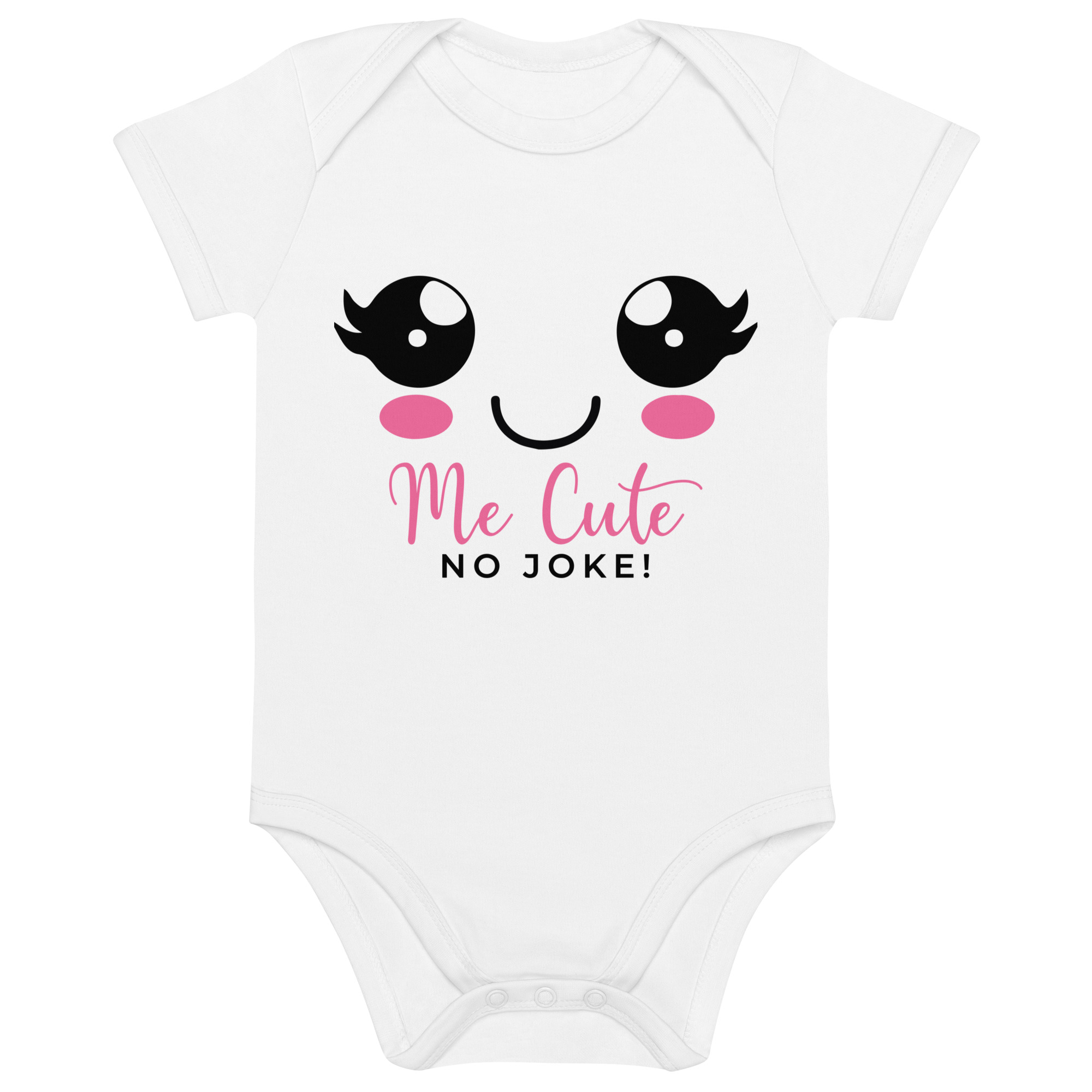 Me Cute No Joke (Toddler Onesie)