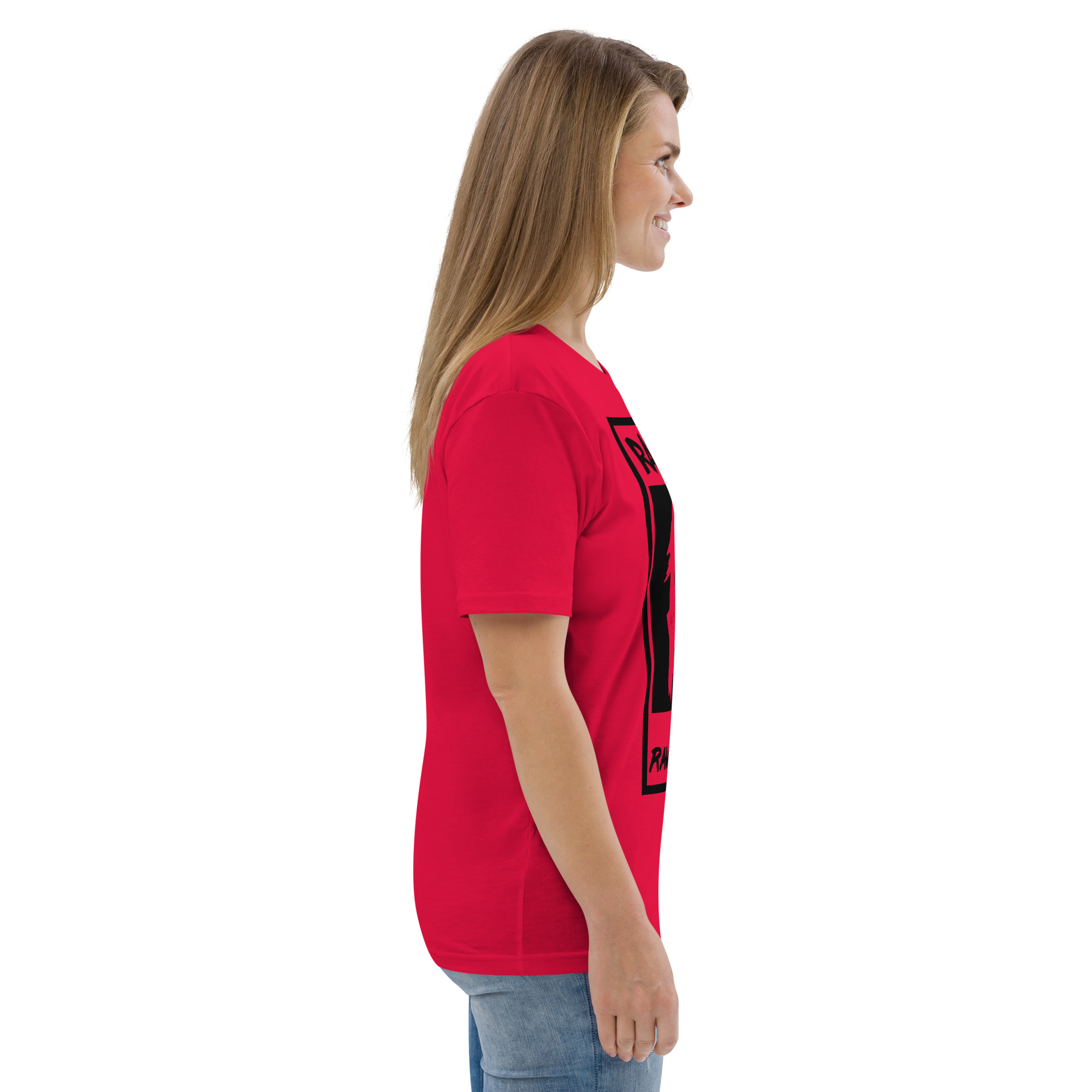 Rated R for Rawshushness (T-Shirt with Black Graphic) - Image 27