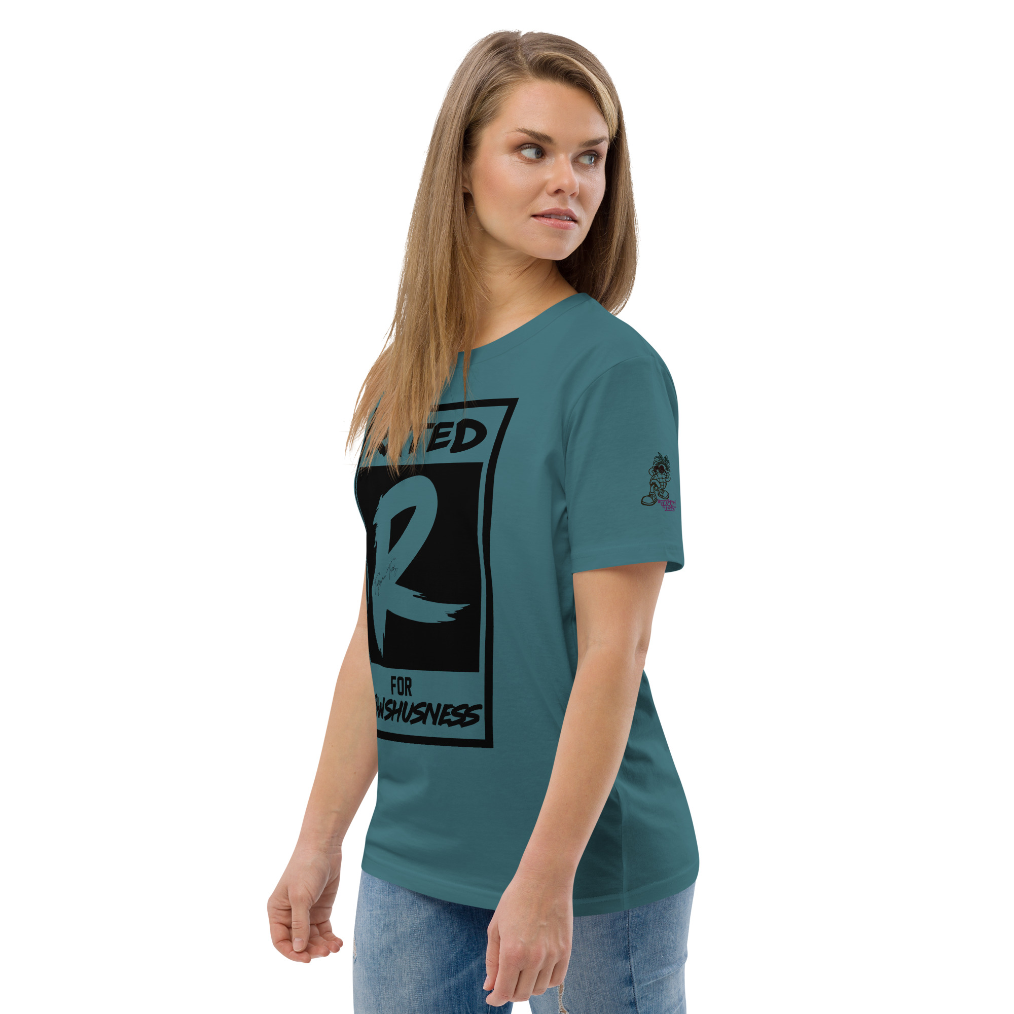 Rated R for Rawshushness (T-Shirt with Black Graphic) - Image 33