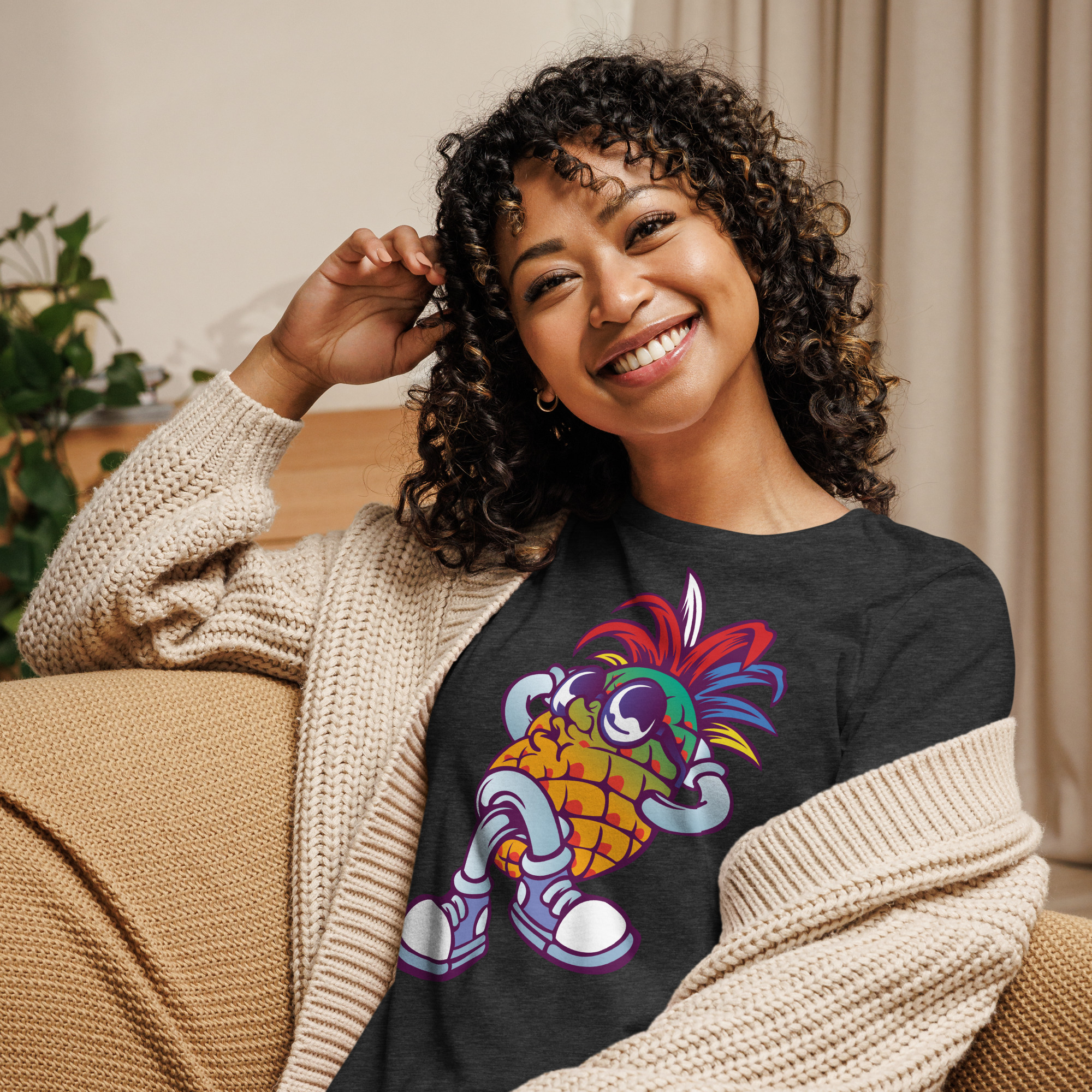 Jack the Antigua Black (Ladies T-Shirt) - Image 3