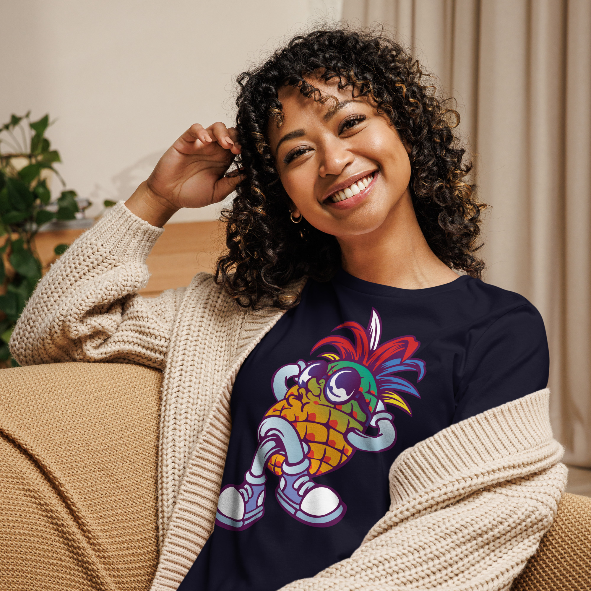 Jack the Antigua Black (Ladies T-Shirt)