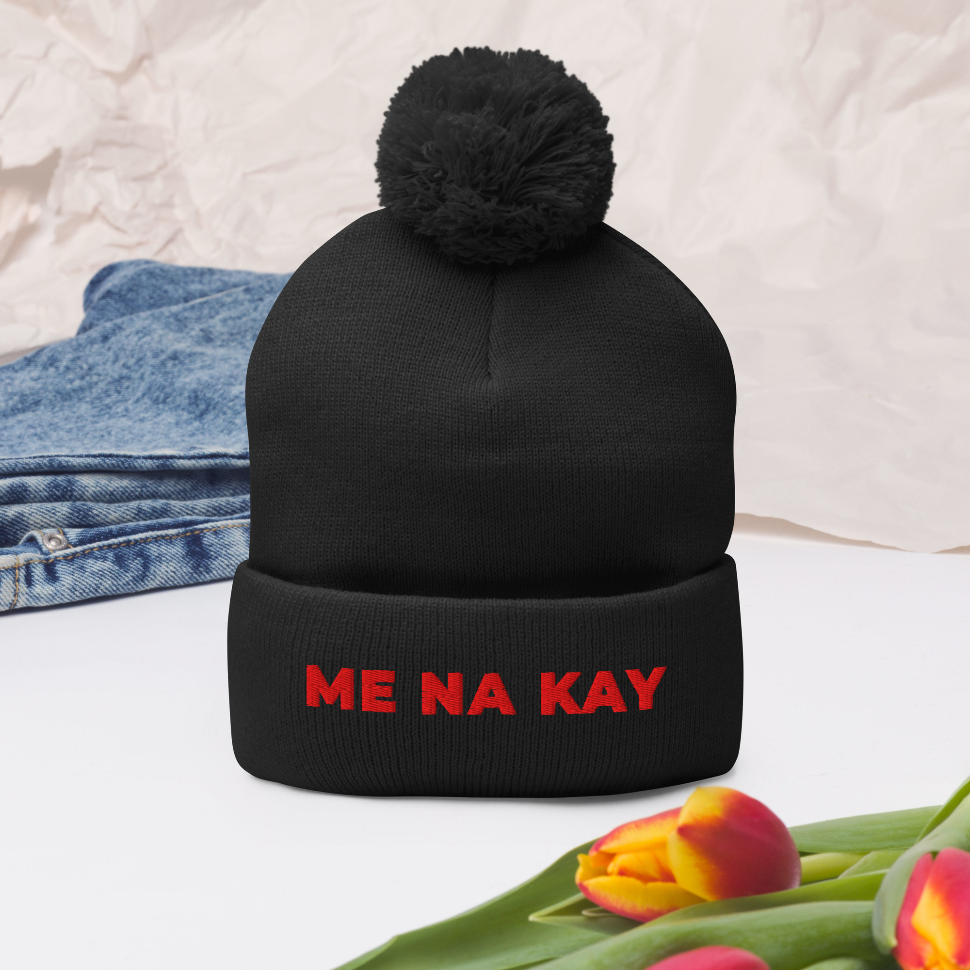 Pom-Pom Beanie - Image 2