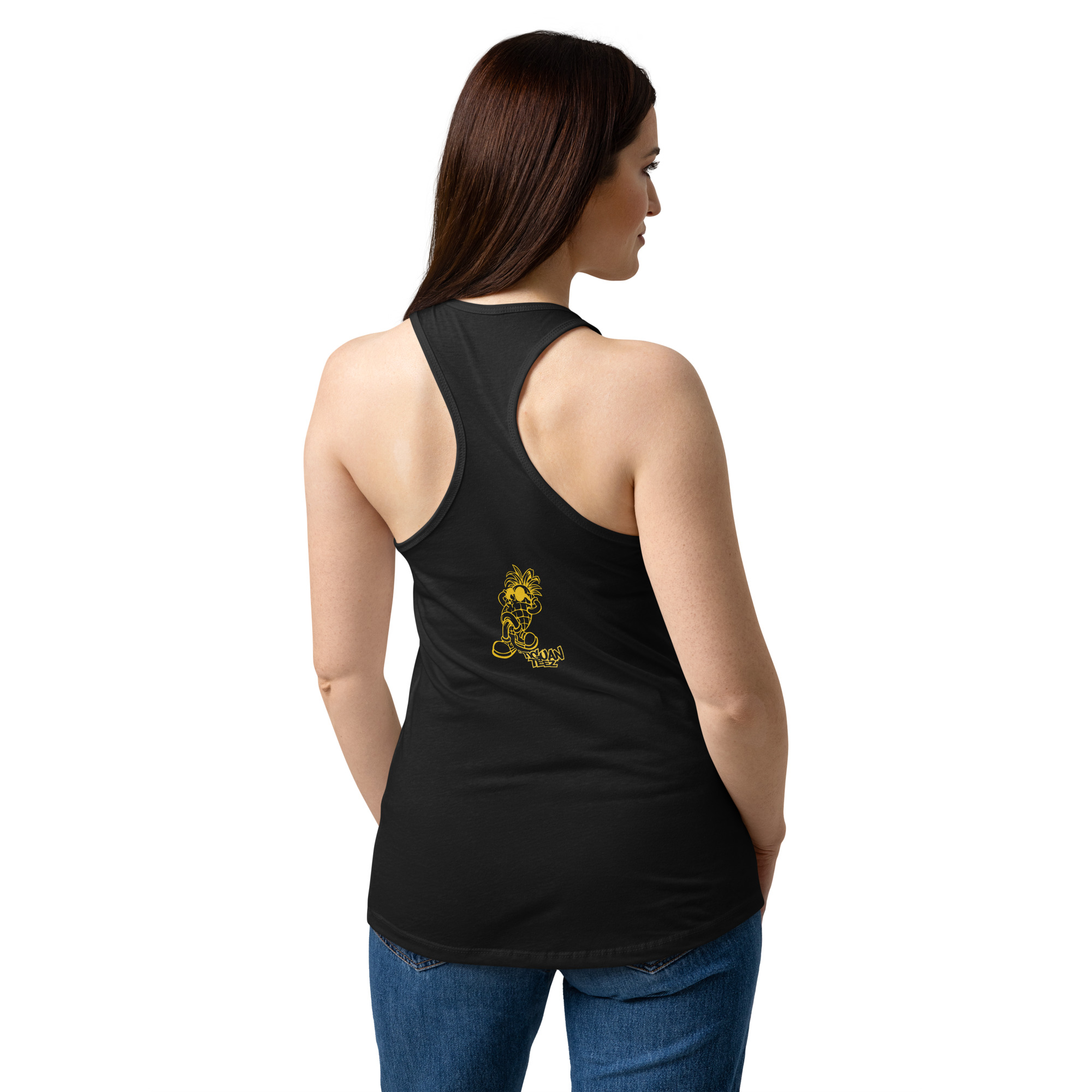 Golden Tarl women’s fitted racerback tank top - Image 2