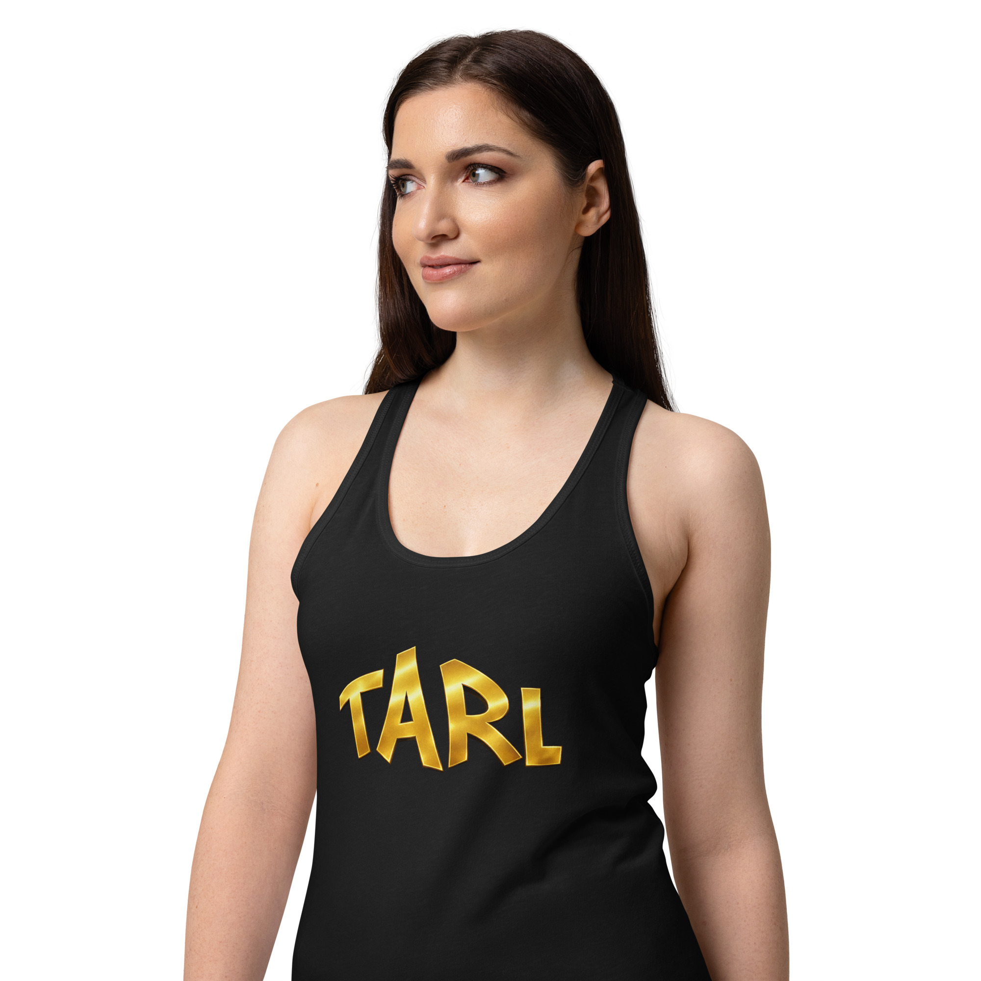 Golden Tarl women’s fitted racerback tank top