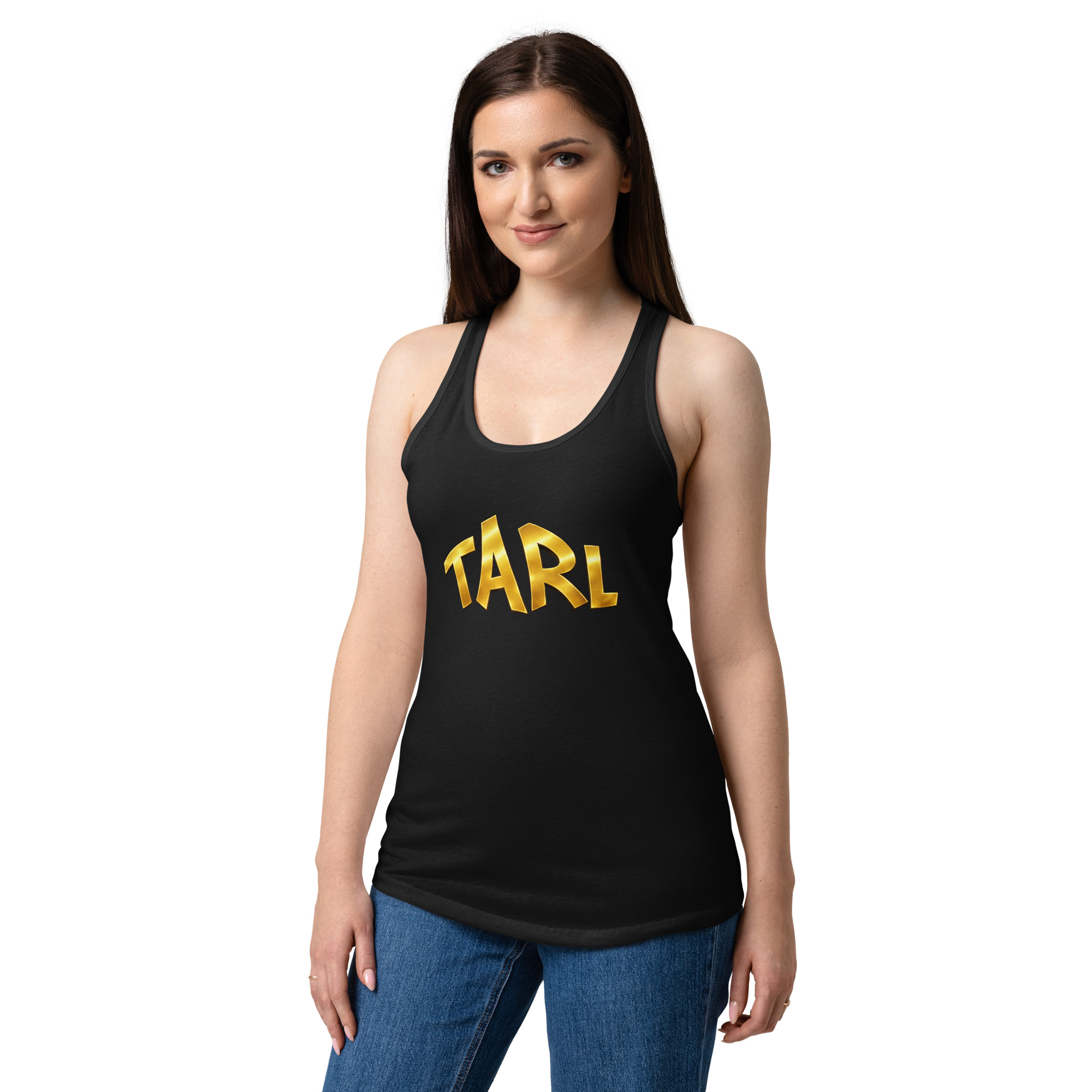Golden Tarl women’s fitted racerback tank top - Image 3