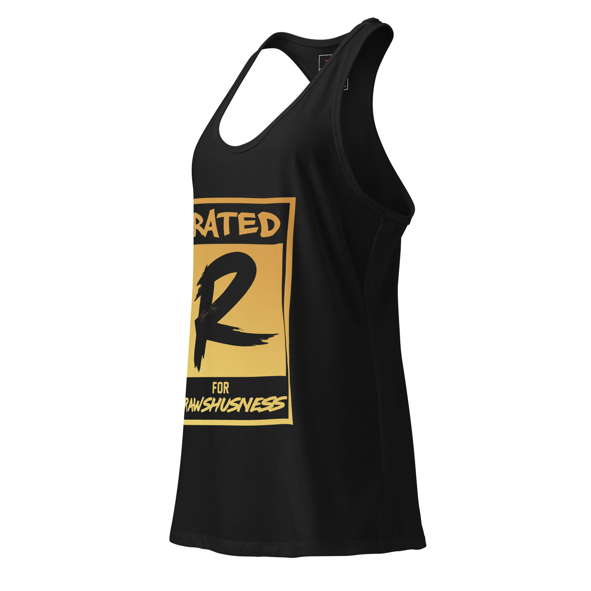 Rated R women’s fitted racerback tank top - Image 3