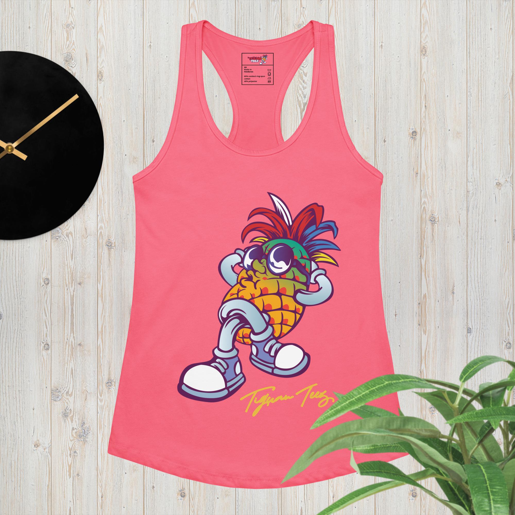 Jack: The Antigua Black women’s fitted racerback tank top - Image 2