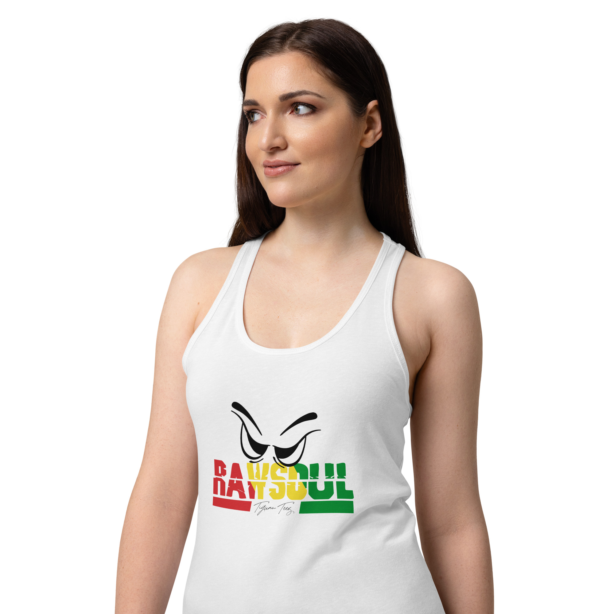 RawSoul women’s fitted racerback tank top - Image 3