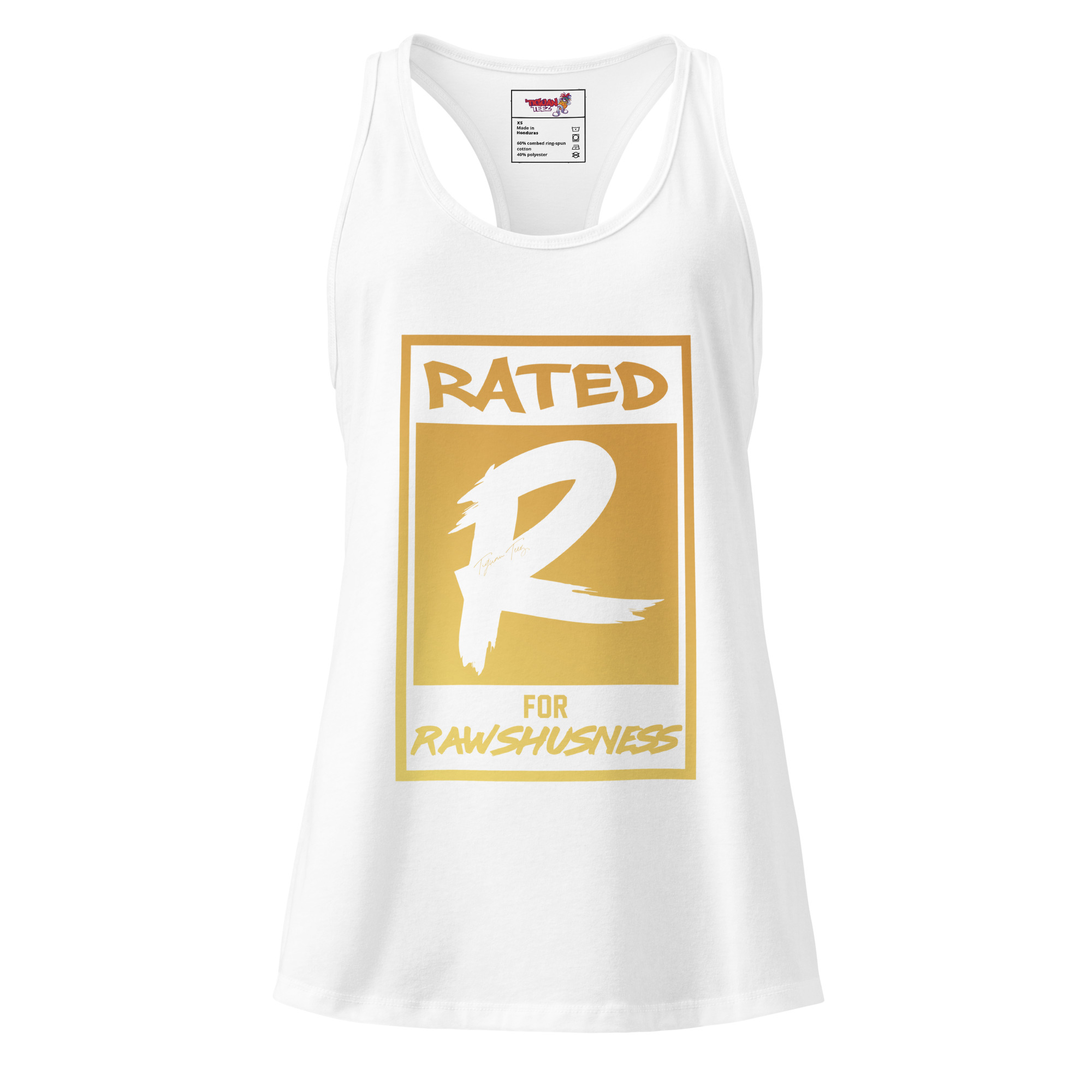 Rated R women’s fitted racerback tank top - Image 5